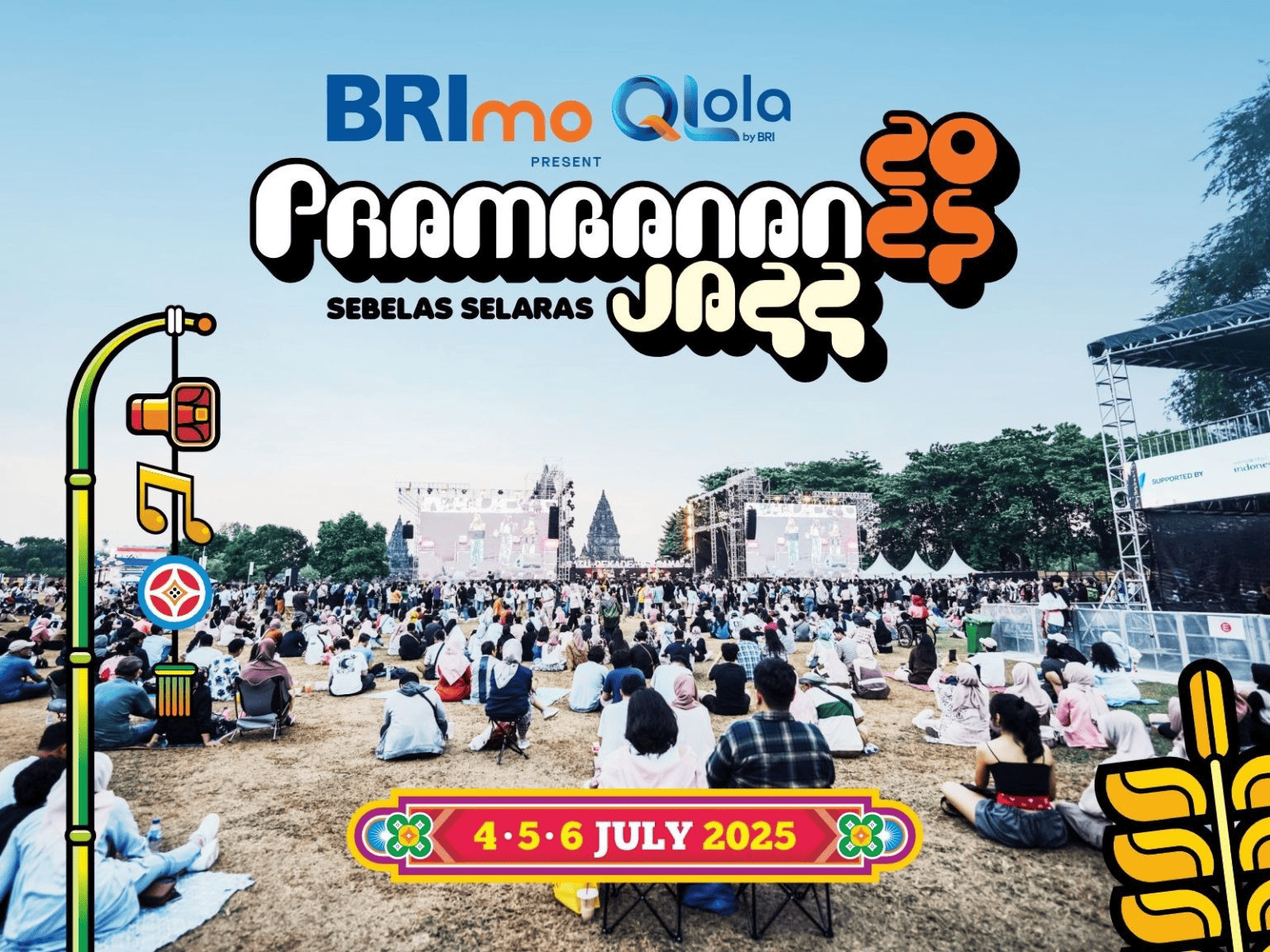 Prambanan Jazz Festival 2025 Fusion Jazz, Budaya, dan Keindahan Candi yang Memukau!