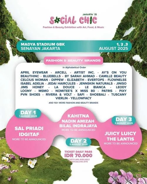 Social Chic 2025 Jakarta Konser Eksklusif & Event Fashion Spektakuler!